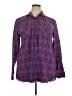 Assorted Brands Plaid Purple Long Sleeve Button-Down Shirt Size XXL - photo 1