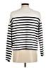 J.Crew 100% Cotton Stripes Ivory Pullover Sweater Size M - photo 2