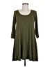 Lulus Solid Green Casual Dress Size M - photo 1