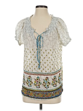 Boston Proper Short Sleeve Blouse