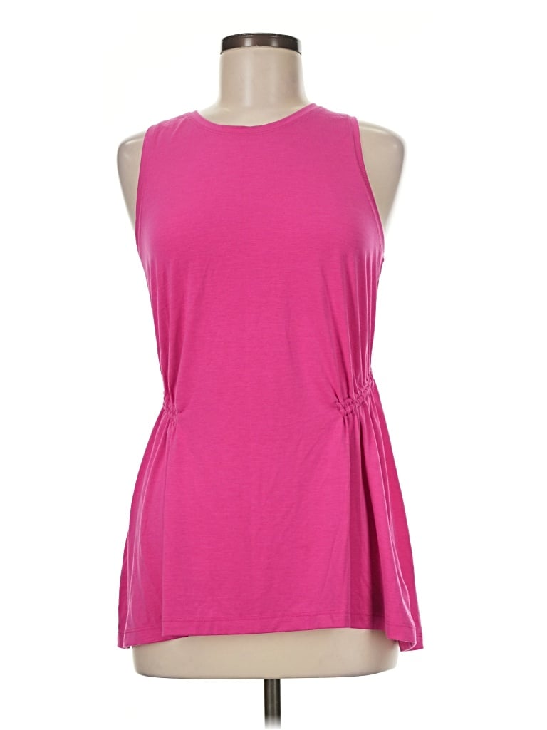 Pre-owned Athleta Sleeveless T-shirt In Pink