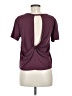 JoyLab Burgundy Short Sleeve Top Size M - photo 2