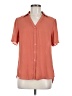 Fortune + Ivy 100% Polyester Orange Short Sleeve Blouse Size M - photo 1