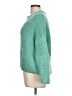 Staccato Solid Green Pullover Sweater Size L - photo 5