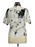 Unbranded 100% Polyester Tie-dye Gray Short Sleeve Blouse Size XL - photo 2