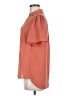Fortune + Ivy 100% Polyester Orange Short Sleeve Blouse Size M - photo 5