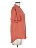 Fortune + Ivy 100% Polyester Orange Short Sleeve Blouse Size M - photo 4