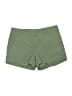 Bebe Solid Green Khaki Shorts Size 4 - photo 1