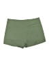 Bebe Solid Green Khaki Shorts Size 4 - photo 2