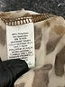 Susan Graver Animal Print Brown 3/4 Sleeve Blouse Size L - photo 8