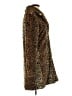 Ci Sono 100% Polyester Animal Print Brown Coat Size S - photo 4