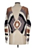 Love Tree 100% Acrylic Stripes Brown Pullover Sweater Size L - photo 2