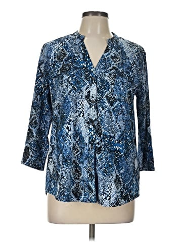 Faded Glory 3/4 Sleeve Blouse (view 1)