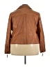 Max Studio 100% Polyurethane Brown Jacket Size 3X - photo 2