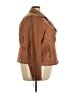 Max Studio 100% Polyurethane Brown Jacket Size 3X - photo 4
