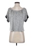 Self Esteem Gray Short Sleeve Top Size S - photo 1