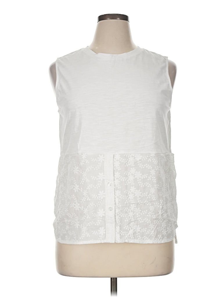 Pre-owned Lee Sveless T-shirt In Ivory