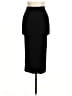 Unbranded Solid Black Formal Skirt Size 28 waist (estimated) - photo 2
