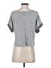 Self Esteem Gray Short Sleeve Top Size S - photo 2