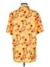 Assorted Brands Tropical Orange Short Sleeve Blouse Size M - photo 2
