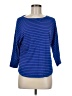 Chico's Blue 3/4 Sleeve Top Size Med (1) - photo 1