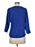 Chico's Blue 3/4 Sleeve Top Size Med (1) - photo 2