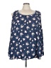 Torrid 100% Polyester Blue Sleeveless Blouse Size 5X Plus (5) - photo 1