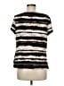 212 Collection Black Short Sleeve Top Size M - photo 2