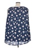 Torrid 100% Polyester Blue Sleeveless Blouse Size 5X Plus (5) - photo 2