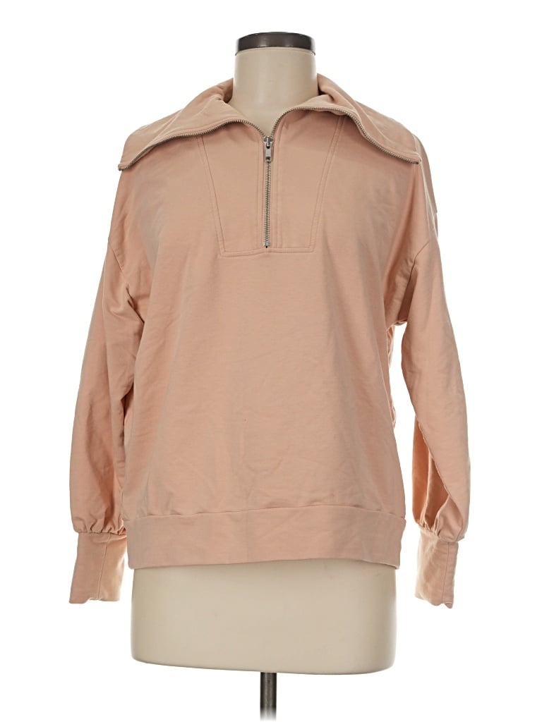 Pre-owned Ann Taylor Sweatshirt In Tan