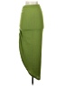 Lulus 100% Polyester Solid Green Casual Skirt Size XS - photo 2