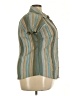 Assorted Brands Stripes Green Short Sleeve Blouse Size 22 - 24 - photo 4