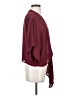 Adrienne 100% Polyester Burgundy 3/4 Sleeve Blouse Size S - photo 4