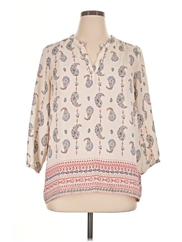 Lucy & Laurel 3/4 Sleeve Blouse (view 1)