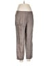 Ann Taylor LOFT 100% Linen Gray Casual Pants Size 6 - photo 1