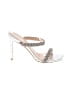 Stuart Weitzman Silver Sandals Size 8 1/2 - photo 1
