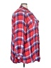 Torrid Plaid Red Long Sleeve Button-Down Shirt Size 5X Plus (6) - photo 4