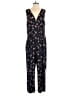 Kaileigh Floral Black Jumpsuit Size XXL - photo 1