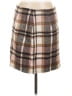 Unbranded 100% Polyester Plaid Brown Casual Skirt Size L - photo 1