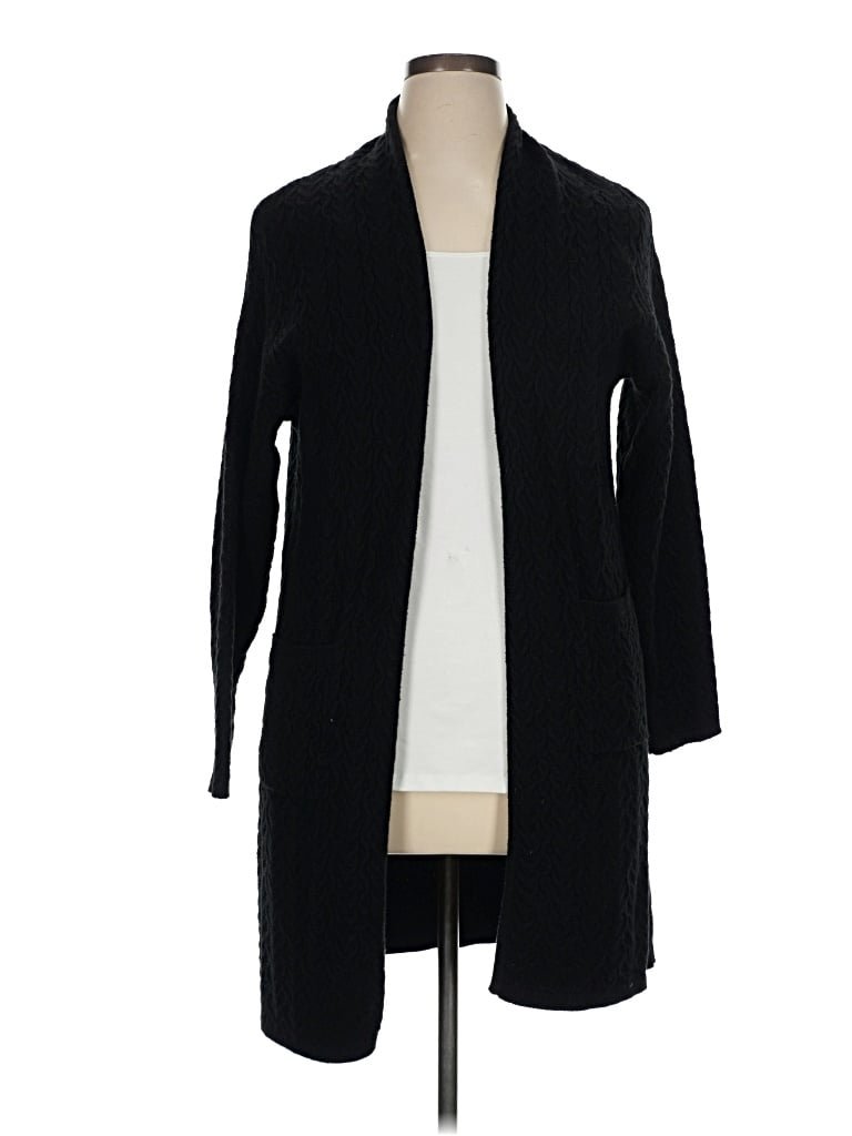 Pre-owned T Tahari Cardigan Sweater In Black