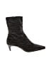 Zara Animal Print Black Ankle Boots Size EU 40 - photo 1