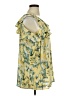 Catherines 100% Polyester Yellow Sleeveless Blouse Size 1X Petite - photo 4