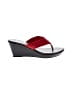 White Mountain Red Wedges Size 9 - photo 1