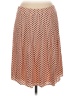 Talbots 100% Rayon Polka Dots Orange Casual Skirt Size 8 Petite - photo 2