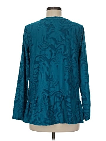 LOGO by Lori Goldstein Long Sleeve Blouse (view 2)