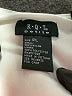 R.Q.T 100% Nylon Ivory Short Sleeve Blouse Size L (petite) - photo 8