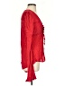 Free People Red Long Sleeve Blouse Size S - photo 4