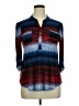Cocomo Blue Long Sleeve Henley Size XL - photo 1