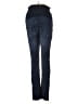 LED Luxe Essentials Denim Blue Tan Jeggings Size 26 waist - photo 2