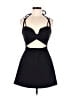 ASOS 100% Polyester Solid Black Cocktail Dress Size 6 - photo 1